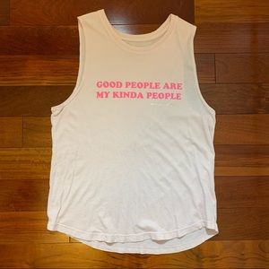 Spiritual Gangster tank, size medium, Good people are my kinda people, so soft!